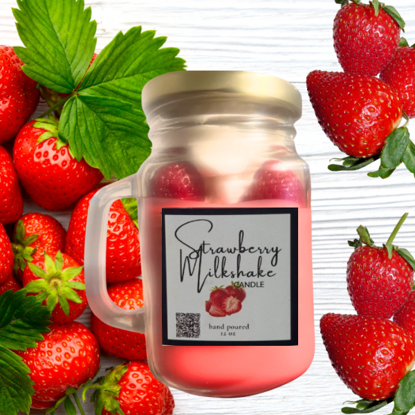 Strawberry Milkshake Candle