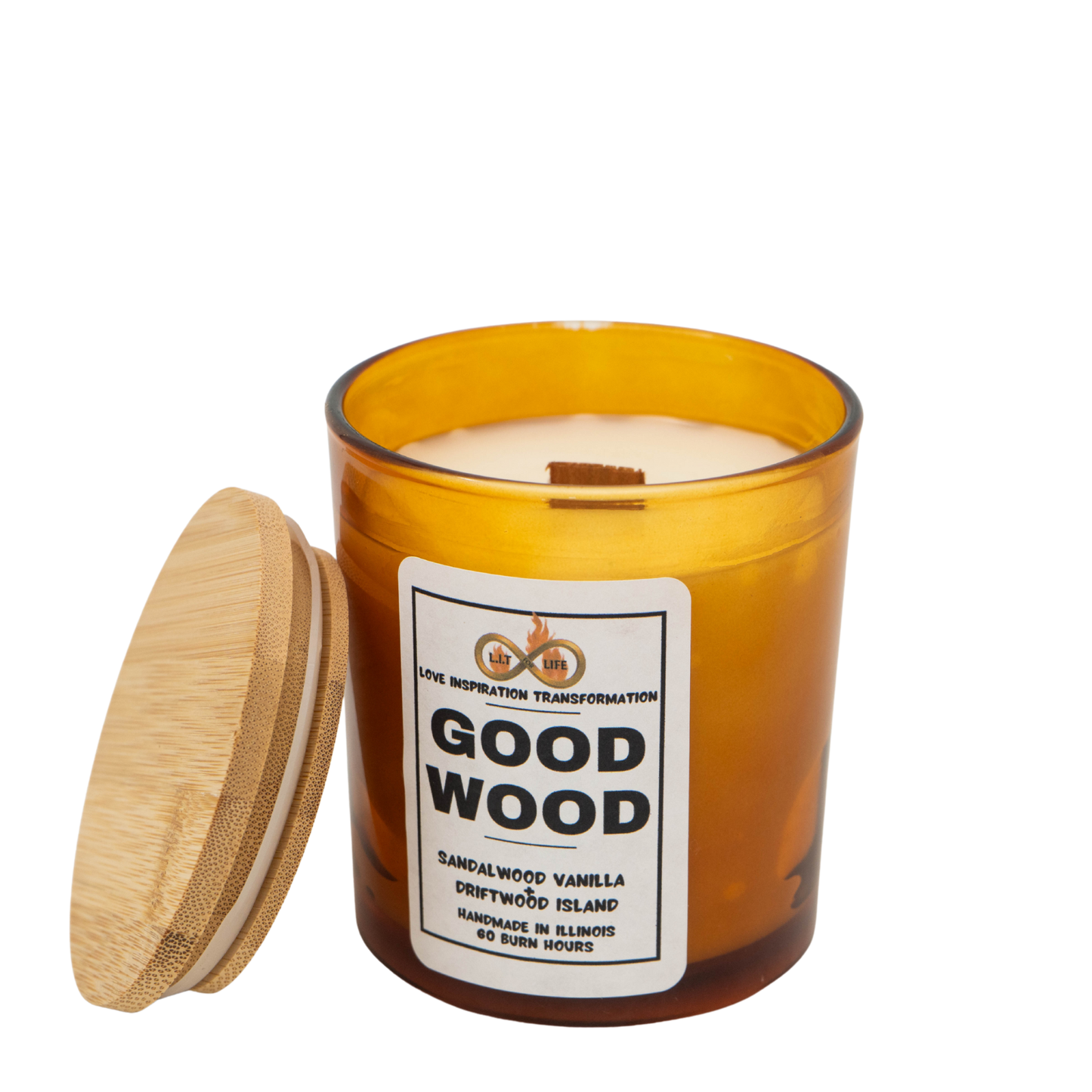 Good Wood Candle | Warm Woodsy Scent for Grounding & Masculine Energy