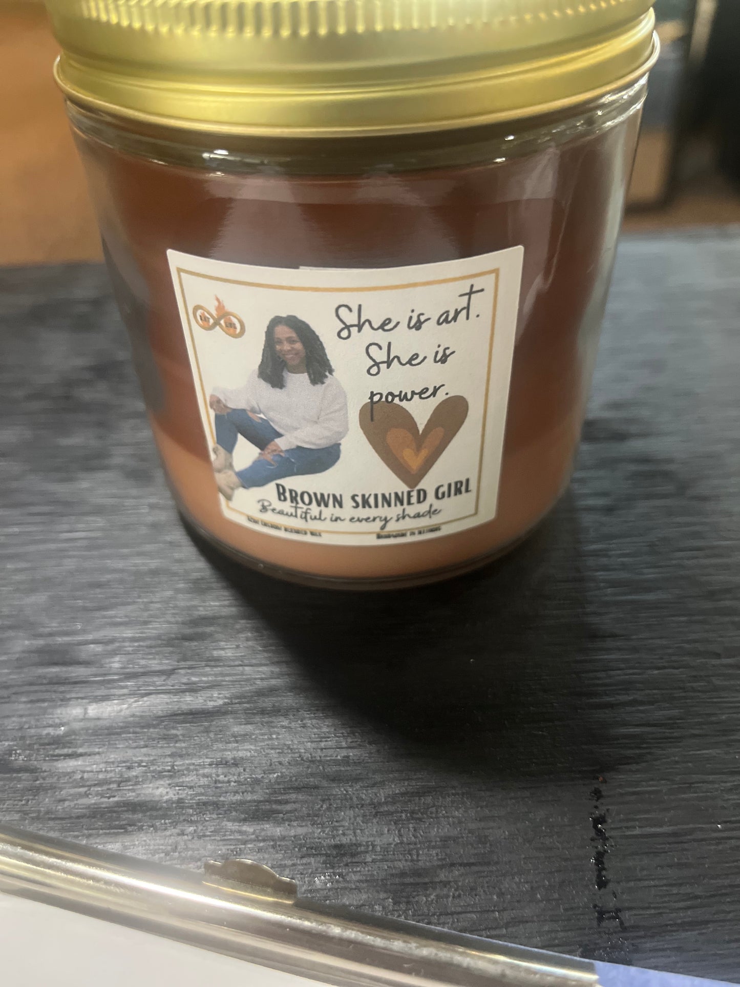 Brown Skinned Girl Candle | Confidence & Self-Love Ritual Candle