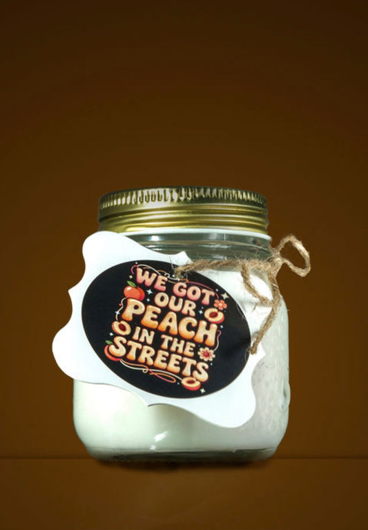 Just Peachy | 4oz Mini Mason Jar Candle